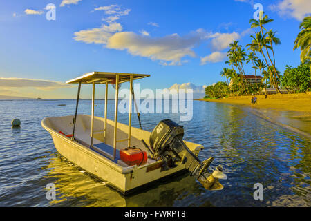 Lahaina harbor a Maui Foto Stock