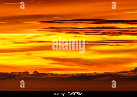 Il cratere Heleakala a Maui Foto Stock