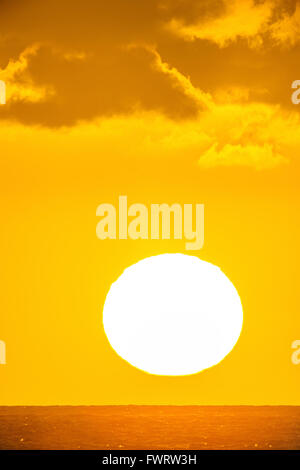 Tramonto su Maui Foto Stock