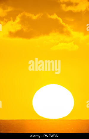 Tramonto su Maui Foto Stock