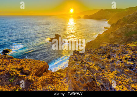 Poelua Bay e costa nord, Maui Foto Stock