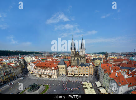 Alta risoluzione panorama di Praga Square Foto Stock