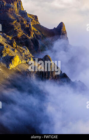 Heleakala cratere a sunrise, Maui Foto Stock