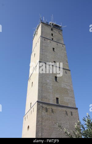 Il Lighthouse 'De Brandaris' di Terschelling. Paesi Bassi Foto Stock