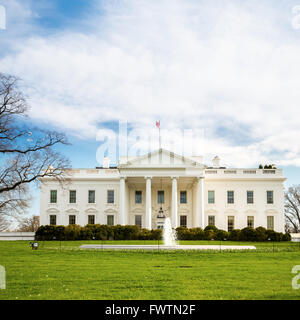 La Casa Bianca di Washington DC, Stati Uniti Foto Stock