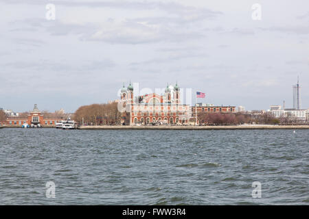 Ellis Island, New Jersey, New York, Stati Uniti d'America. Foto Stock