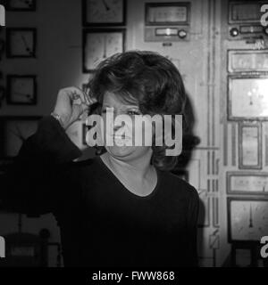 Deutsche Schlager-, Blues- und Jazzsängerin gioia Fleming, Deutschland 1970er Jahre. Il tedesco Schlager, blues e jazz cantante gioia Fleming, Germania degli anni settanta. Foto Stock