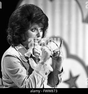 Deutsche Schlager-, Blues- und Jazzsängerin gioia Fleming, Deutschland 1970er Jahre. Il tedesco Schlager, blues e jazz cantante gioia Fleming, Germania degli anni settanta. Foto Stock