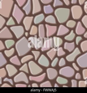 Seamless parete di roccia pattern astratti Illustrazione Vettoriale