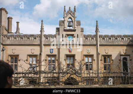 Sidney Sussex college, università di Cambridge, fondata da Lady Sidney del Sussex nel 1596, ed educatore di Oliver Cromwell. Foto Stock