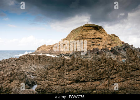 Piscine Naturali di Porto Moniz, Madeira, Portogallo Foto Stock