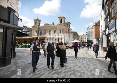 Market Place, Kingston upon Thames, Greater London, England, Regno Unito Foto Stock