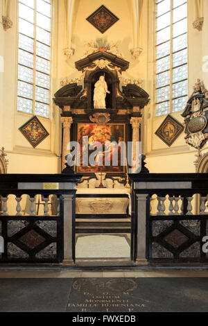 La Cappella di Rubens (1640) al St. James Church di Anversa, Belgio Foto Stock