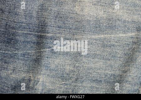 Jeans blu texture Foto Stock