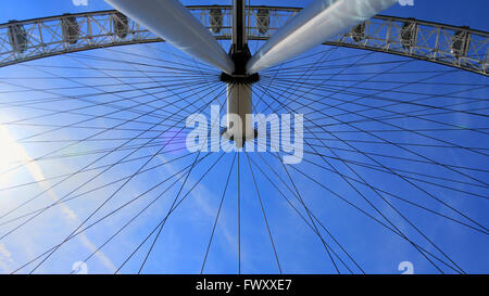 Il London Eye. Abstract Foto Stock