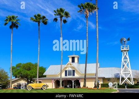 Ingresso anteriore per celebrazione Golf Club, celebrazione, Florida, America Foto Stock