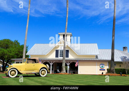 Ingresso anteriore per celebrazione Golf Club, celebrazione, Florida, America Foto Stock