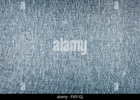 Grigio metallo graffiato texture, close up shot Foto Stock