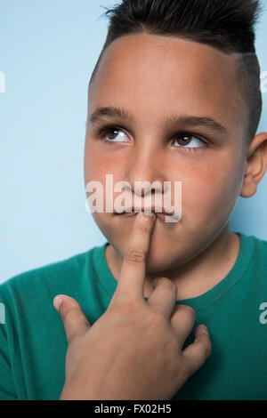 Ritratto di ragazzo di Latina Foto Stock