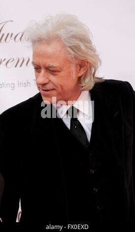 Dublino, Irlanda. Il 9 aprile 2016. Bob Geldof all'IFTA Film & Drama Awards (l'Irish Film & Television Academy) presso la Mansion House di Dublino, Irlanda sabato 9 aprile 2016. Credito: Doreen Kennedy/Alamy Live News Foto Stock