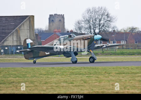 Hawker Hurricane, PZ865 RAF BBMF Foto Stock