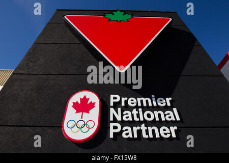 Canadian Tire store a Kingston, Ont., il 22 febbraio, 2016. Foto Stock