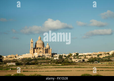 Chiesa Rotonda di Xewkija a Gozo, Malta. Foto Stock