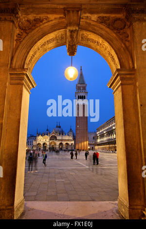 Piazza di San Marco (Piazza San Marco), Venezia, Veneto, Italia. Foto Stock