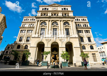 Vista orizzontale della Lonja del Comercio edificio a l'Avana, Cuba. Foto Stock