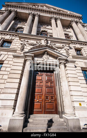 Uffici governativi Great George Street ('GOGGS') è un grande edificio di uffici governativi del Regno Unito situato a Westminster, Londra. DCM e Revenue & Customs Foto Stock