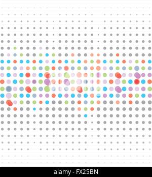 Illustrazione vettoriale di mezzitoni sfondo astratto Illustrazione Vettoriale