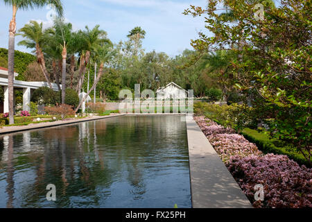 Luogo di nascita e fanciullezza casa del presidente Richard Nixon, Yorba Linda, California Foto Stock