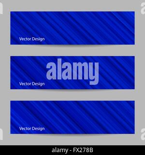 Set di Banner orizzontale Illustrazione Vettoriale