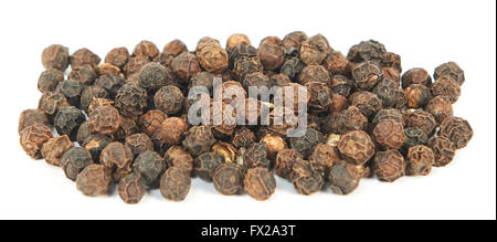 Pepe nero isolato su uno sfondo bianco Foto Stock