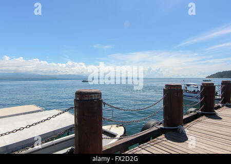 New Scenic 5 posti di Manukan Islan, Sabah Bornoe, Malaysia Foto Stock