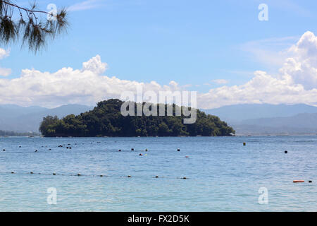 New Scenic 5 posti di Manukan Islan, Sabah Bornoe, Malaysia Foto Stock