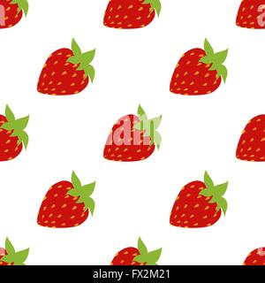 Perfetta di fragole rosso Illustrazione Vettoriale