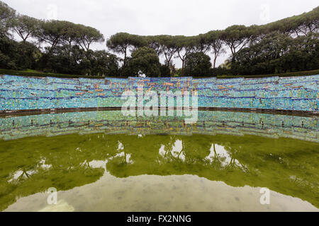 Napoli (Italia) - Mostra d'Oltremare, grandi esposizioni area nel quartiere Fuorigrotta, Napoli Foto Stock