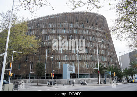 Barcellona Ricerca Biomedica Park. PRBB Parc de Recerca Biomèdica de Barcelona.Collegamento di scienza e diversità.Barcellona,Spagna Foto Stock