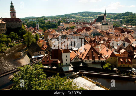 Cesky Krumlov - Repubblica Ceca Foto Stock
