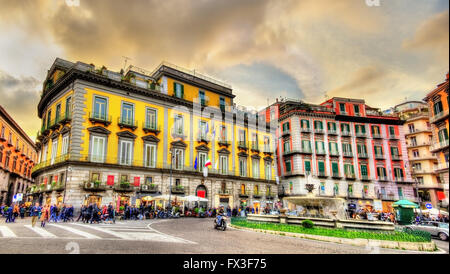 Piazza Trieste e Trento a Napoli Foto Stock