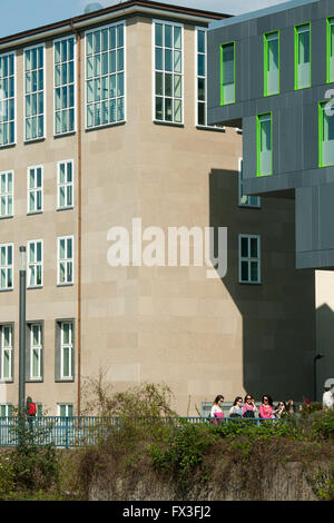 Köln, Sülz, Universitätsstrasse, Universität Hautgebäude und Studierenden Service Centre (CSD) Foto Stock