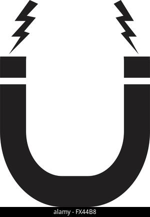 Icona magnetico simbolo Illustration Design Illustrazione Vettoriale