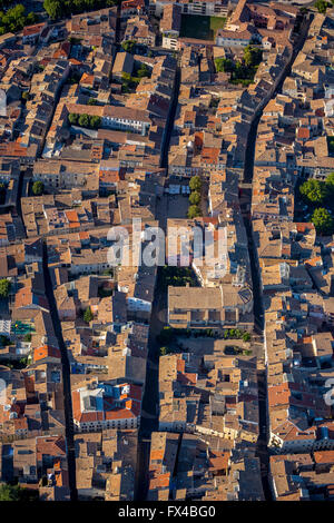 Vista aerea, centro di Montelimar, centro, Montelimar, Francia, Rhône-Alpes, in Francia, in Europa, vista aerea, uccelli-eyes view, antenna Foto Stock