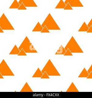 Seamless orande piramidi Illustrazione Vettoriale