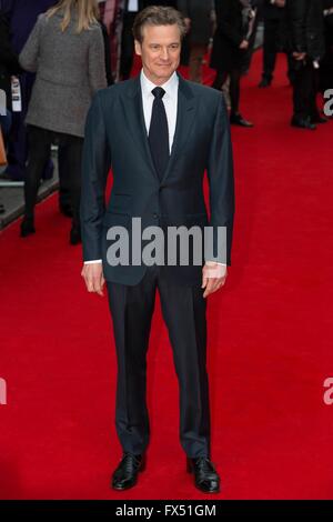 Londra, Regno Unito. Xi Apr, 2016. Colin Firth a UK Film Premiere di 'Äú occhio nel cielo "Äù a Londra 11/04/2016 Credit: dpa picture alliance/Alamy Live News Foto Stock