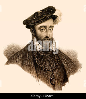 Enrico II, Henri II, Heinrich II., 1519-1559, re di Francia Foto Stock