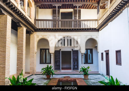 Horno de Oro palazzo moresco, quartiere Albayzin, Granada, Andalusia, Spagna Foto Stock