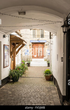 Il gruppo di camere - off Glastonbury High Street, Somerset. Foto Stock