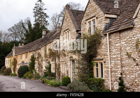 Manor House Hotel Cottages, Castle Combe, Wiltshire, Inghilterra, Regno Unito Foto Stock